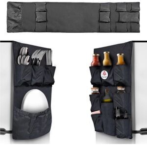 Multi Pocket Over Fridge Storage Solution Space Efficient Mini Fridge Organizer